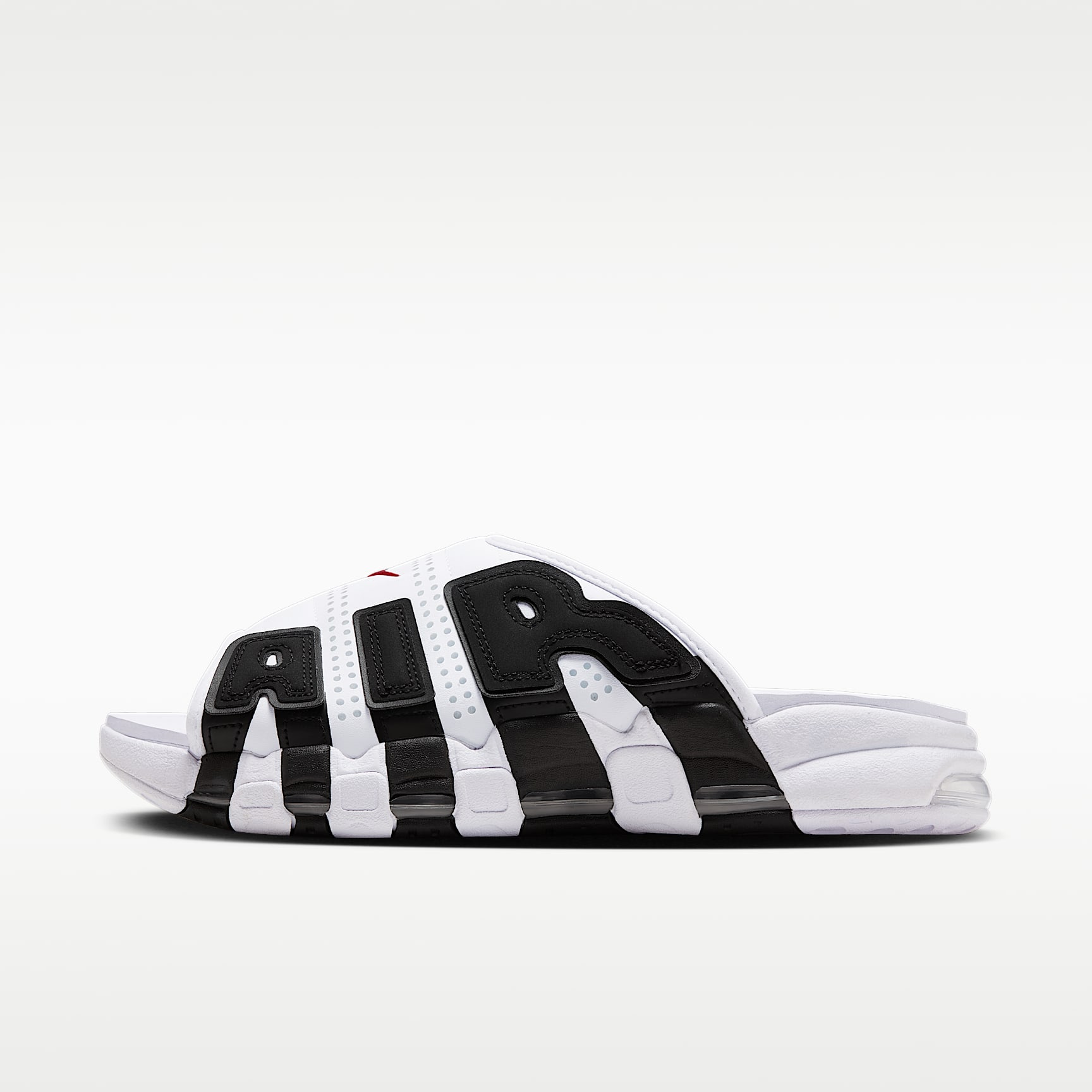 Nike Air More Uptempo Men's Slides. Nike ID